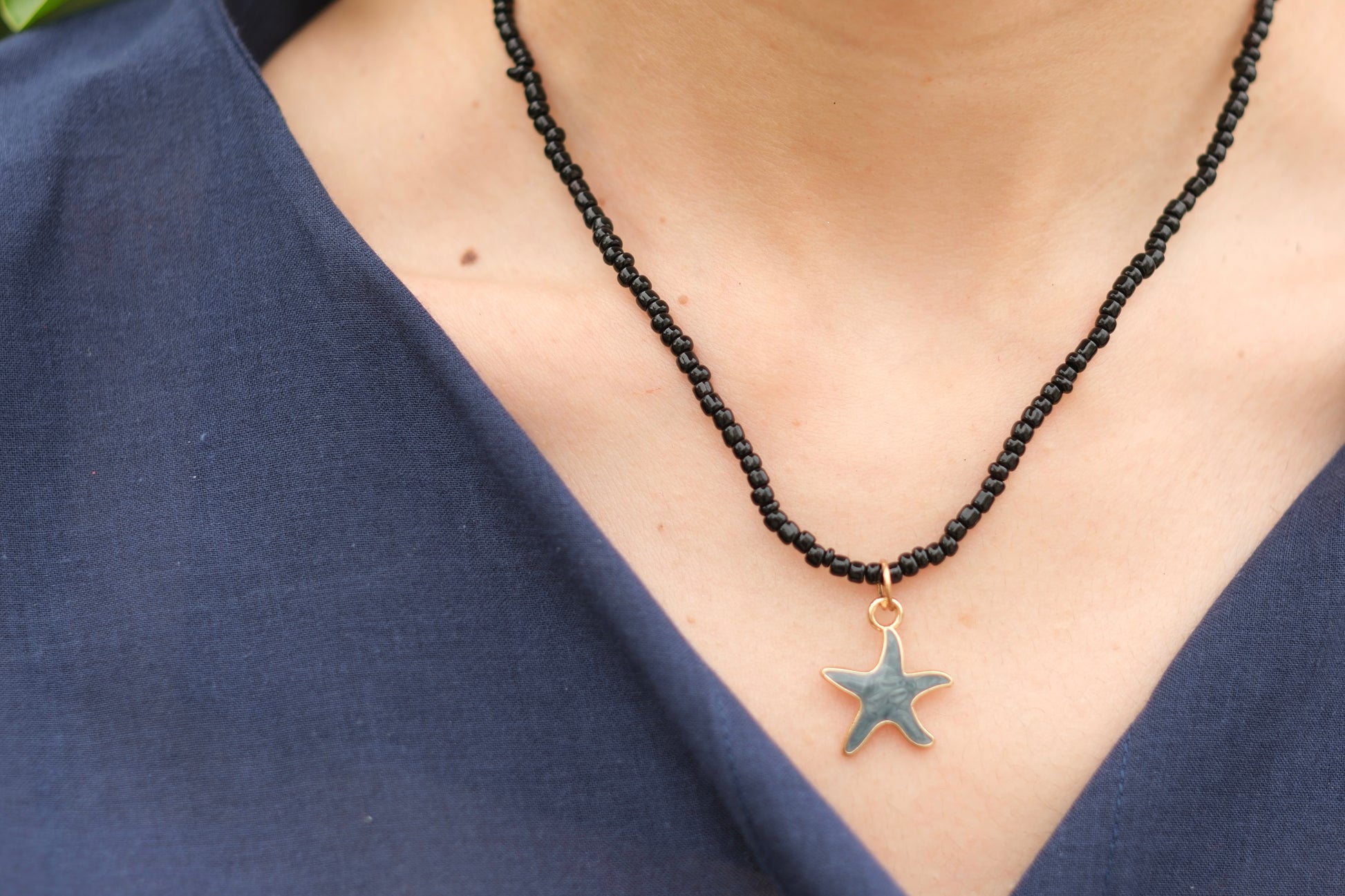 Beaded Star Fish Necklace