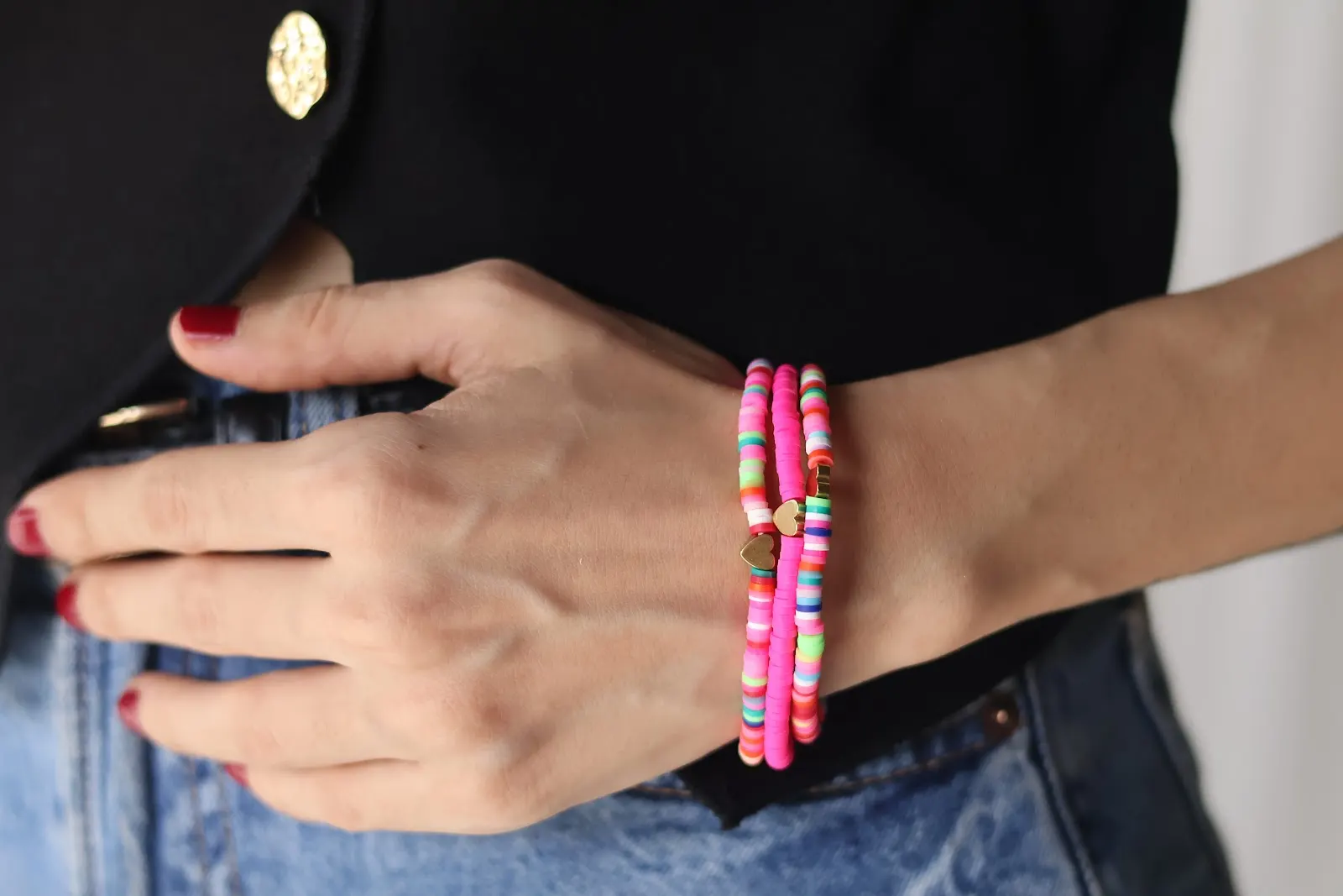 Clay Beaded Bliss Bracelet