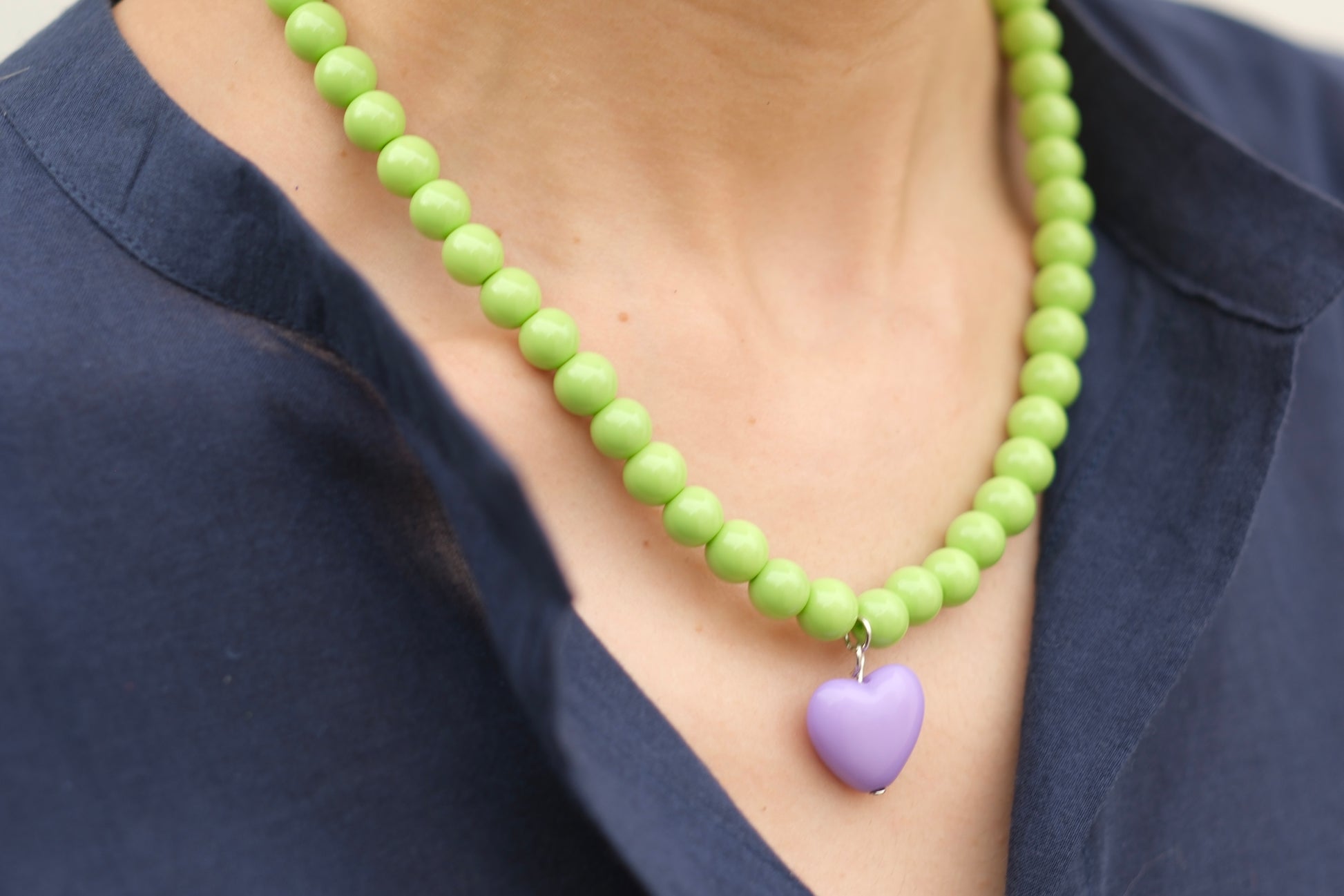 K Pop Heart Shape Necklace