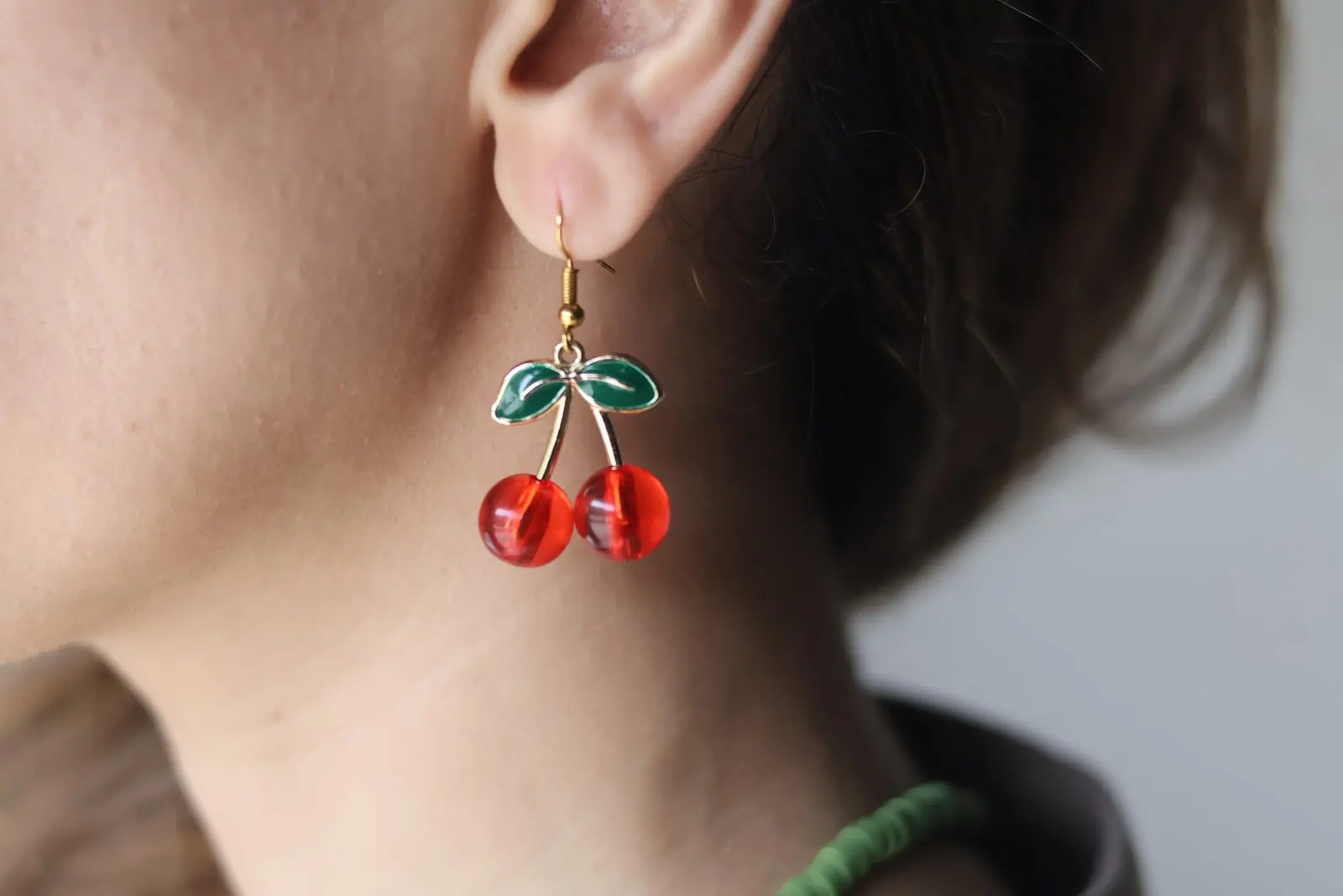 Cherry Charm Earrings